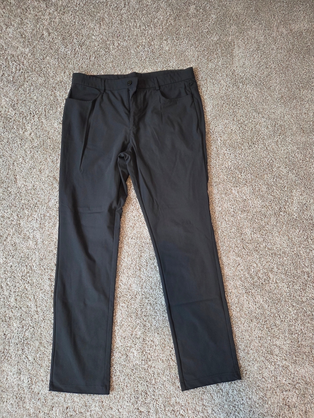 Old Navy Black Men's Dress Pants - Slim Straight